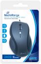 Mediarange Maus optisch mit Kabel 5 Tasten 2400 dpi schwarz MROS202