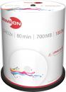 600 Primeon Rohlinge CD-R full printable photo on disc 80Min 700MB 52x Spindel