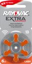60 Rayovac 4606 Extra Advanced Typ 13 Zink-Luft Hörgerätebatterien im 6er Blister