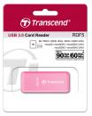 Transcend Card Reader RDF5 Micro Card SD / SDHC / SDXC UHS-I pink USB 3.0