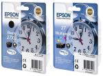 4 Epson Druckerpatronen Tinte 27 XL T2711 BK / 27 T2705 C / M / Y Multipack