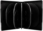 10 DVD Hüllen 12er Box 38 mm für je 12 BD / CD / DVD schwarz