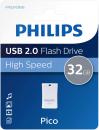 Philips USB Stick 32GB Speicherstick Pico Mini weiß